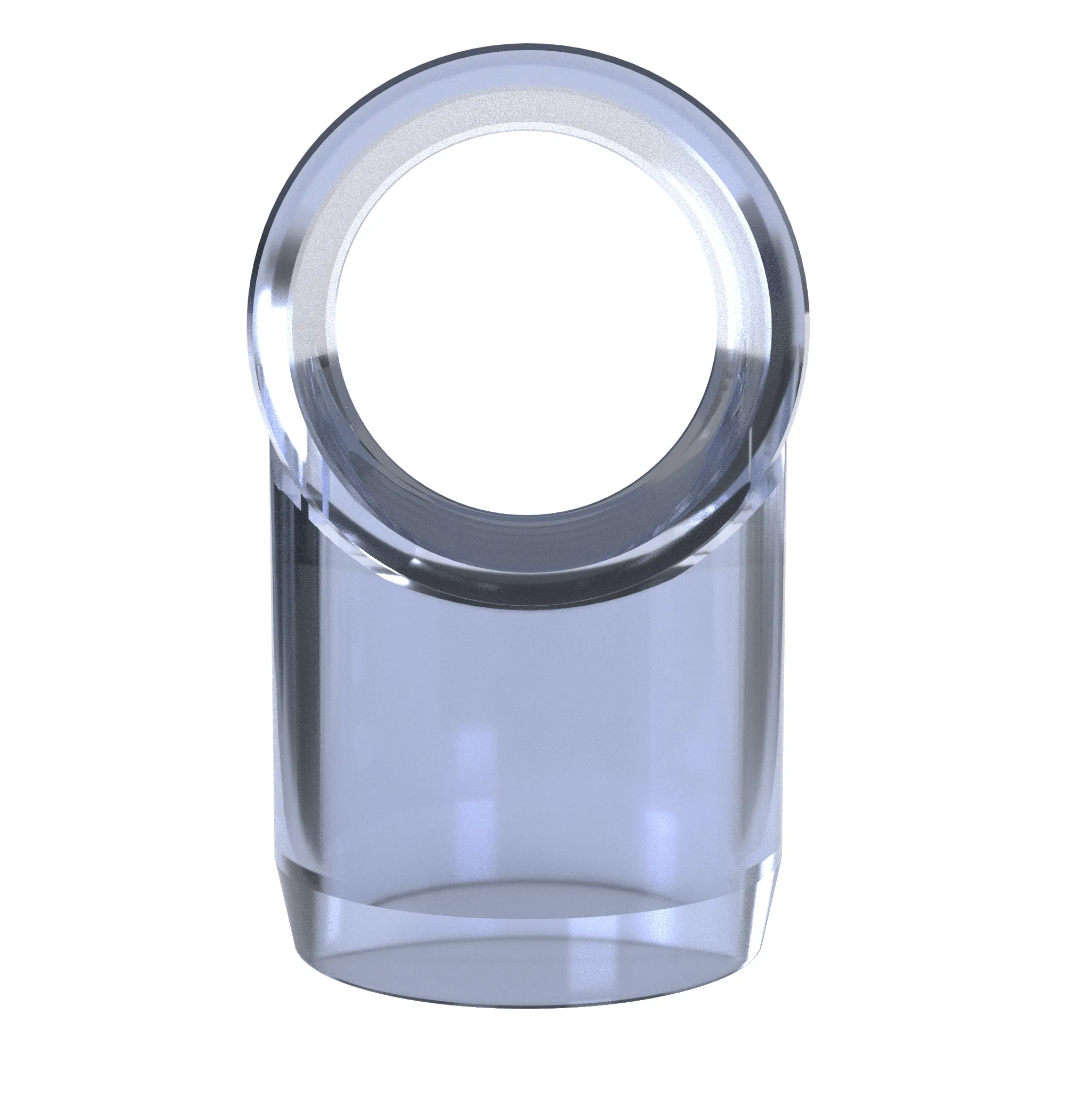 1/2 in. Slip Sling PVC Tee, Furniture Grade - Clear