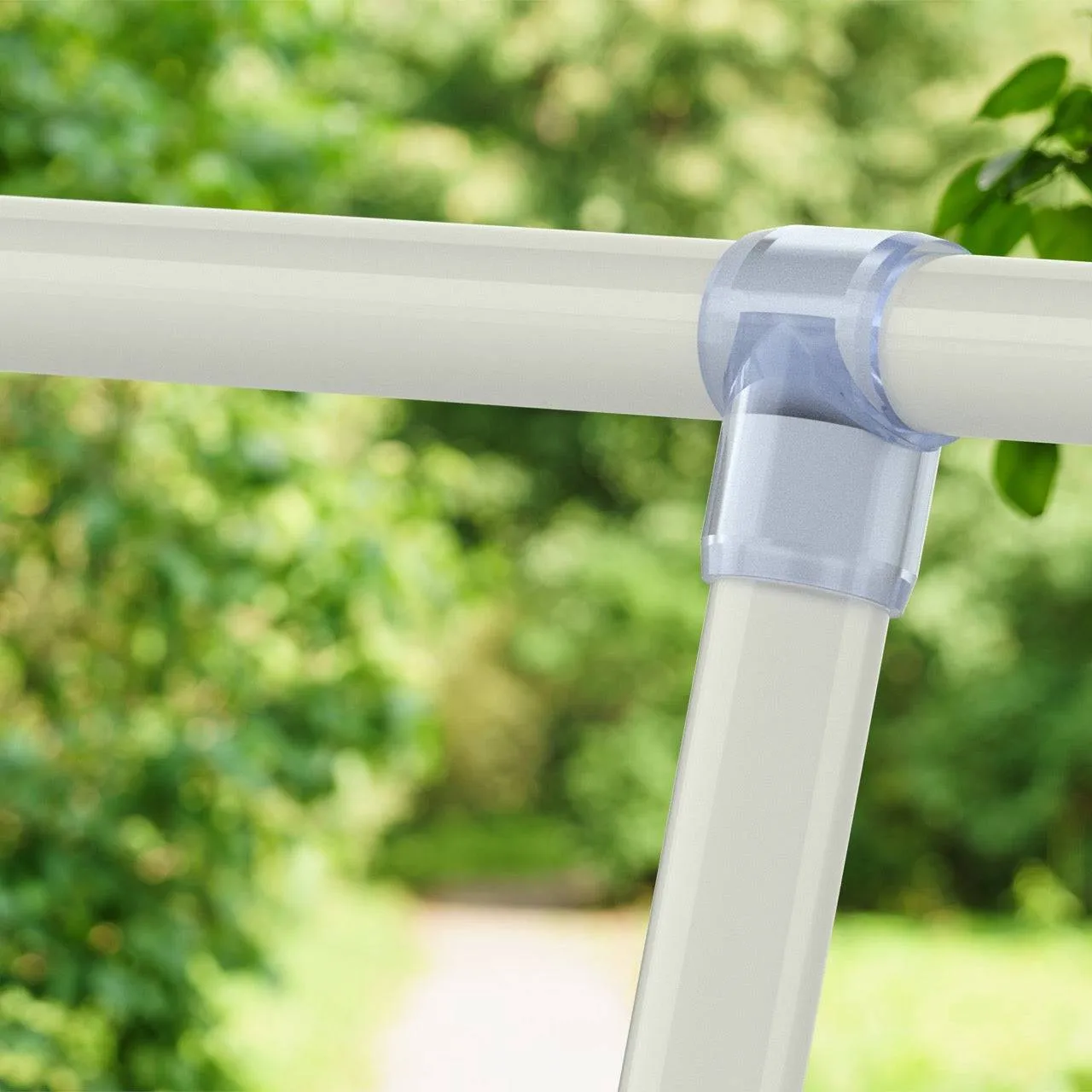 1/2 in. Slip Sling PVC Tee, Furniture Grade - Clear