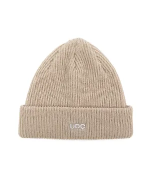 BEANIE / LONG TAIL / BOX LOGO / F OATMEAL