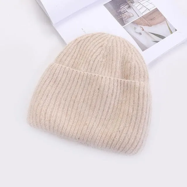 CERINA Design Collection Women's Winter Plush Fur Cashmere Beanie Hat