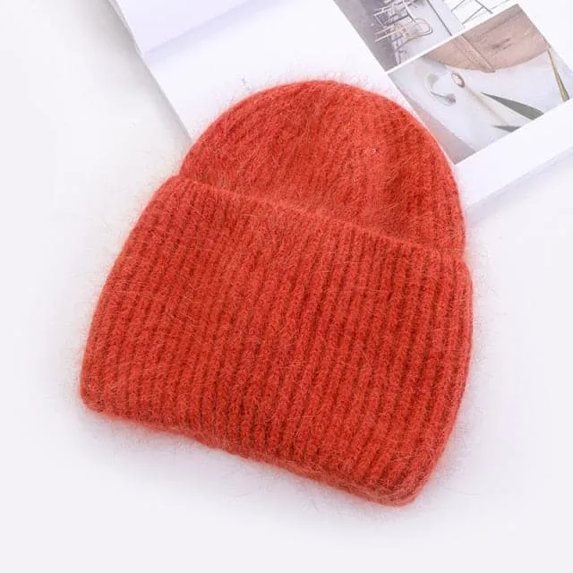 CERINA Design Collection Women's Winter Plush Fur Cashmere Beanie Hat