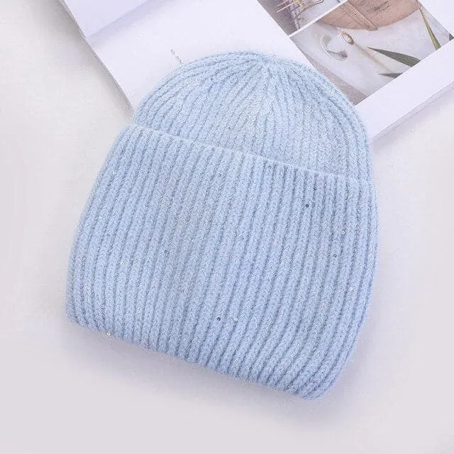 CERINA Design Collection Women's Winter Plush Fur Cashmere Beanie Hat
