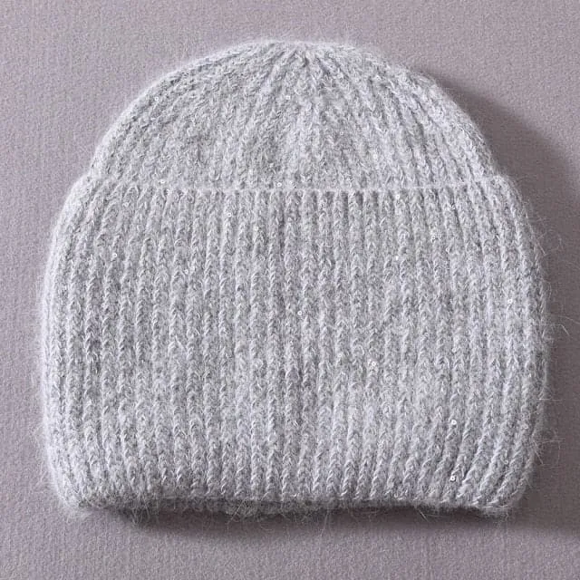 CERINA Design Collection Women's Winter Plush Fur Cashmere Beanie Hat