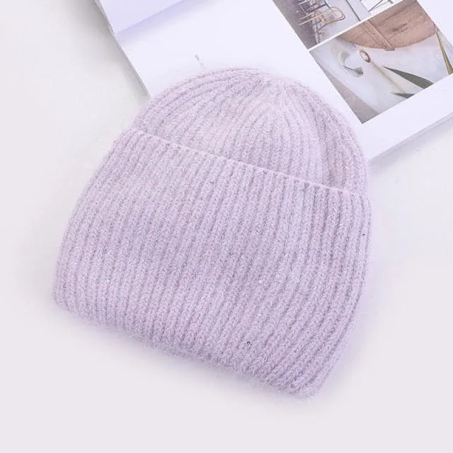 CERINA Design Collection Women's Winter Plush Fur Cashmere Beanie Hat