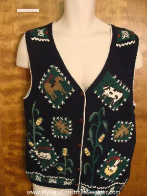 Cheap Farm Animals  Funny Festive Vest