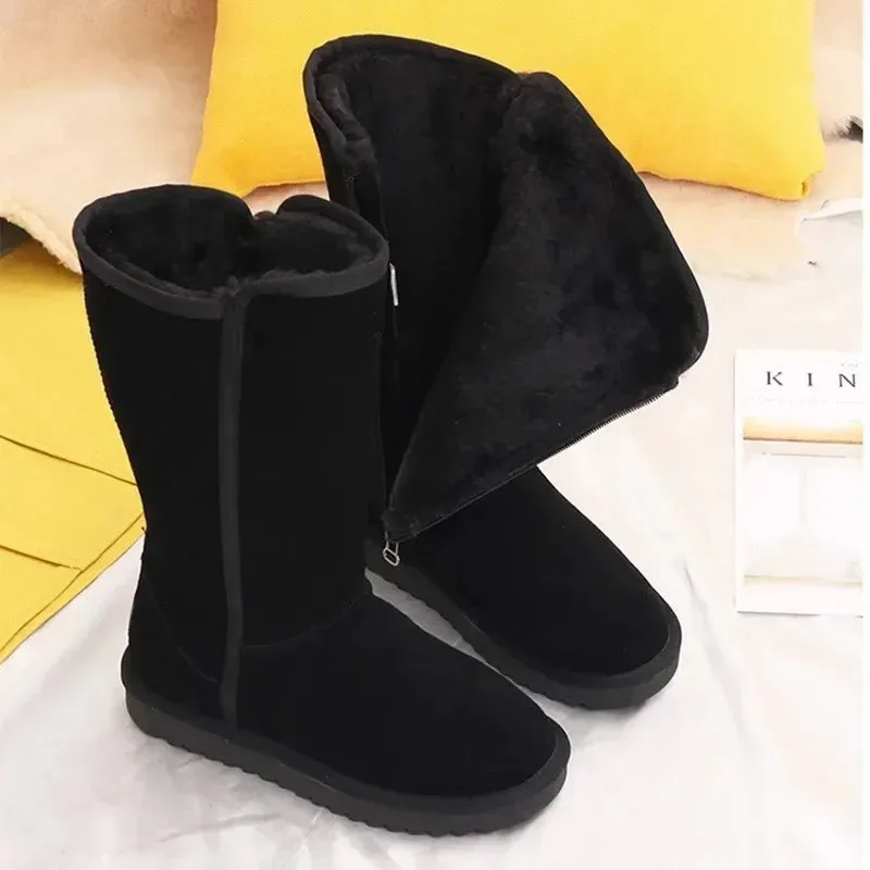 Comfortable Flat Winter Ankle Boots With Zipper for Women | Ideal for Winter