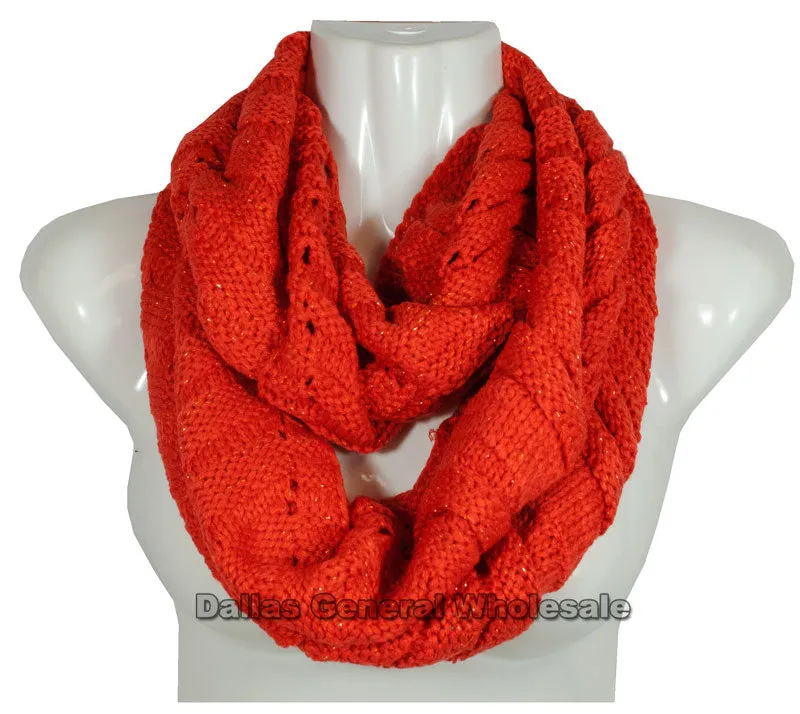 Girls Knitted Fashion Infinity Scarf Wholesale