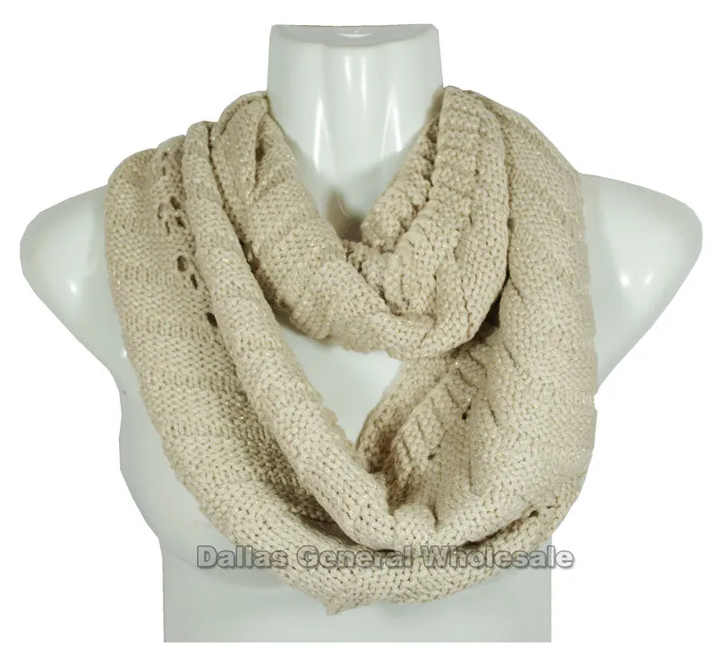 Girls Knitted Fashion Infinity Scarf Wholesale