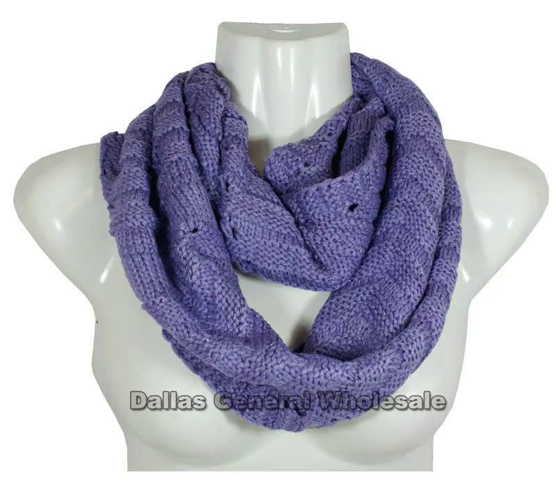 Girls Knitted Fashion Infinity Scarf Wholesale