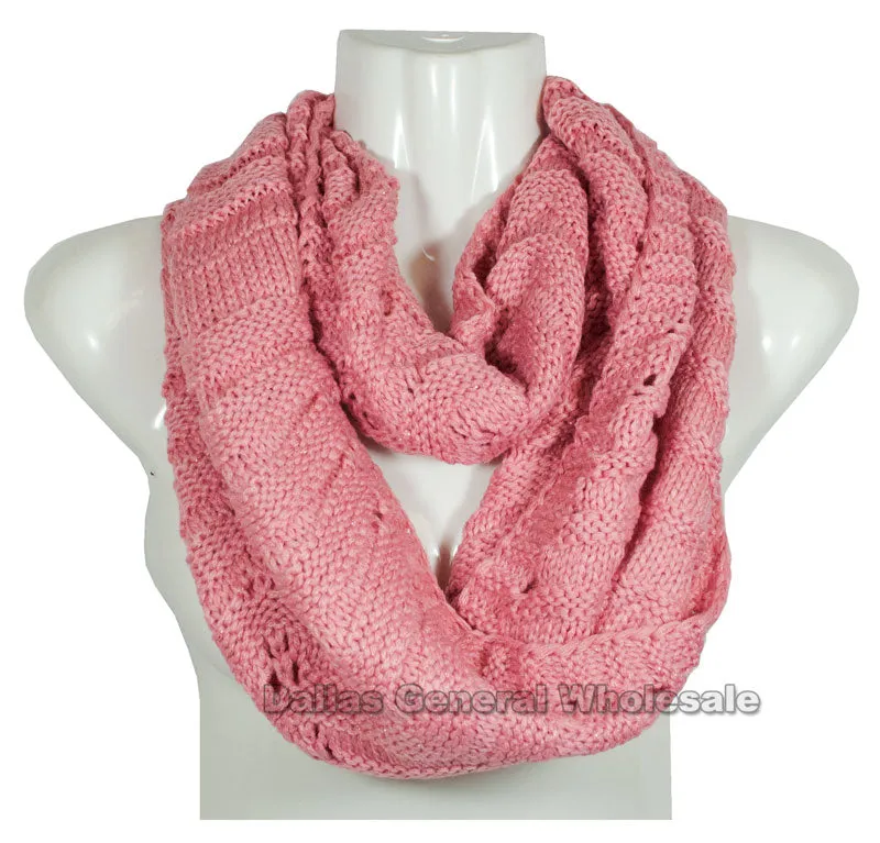 Girls Knitted Fashion Infinity Scarf Wholesale