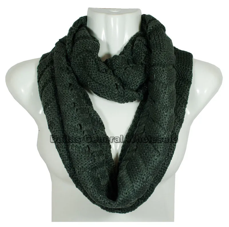 Girls Knitted Fashion Infinity Scarf Wholesale