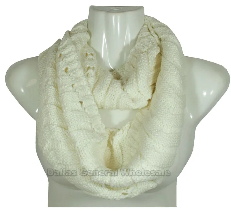 Girls Knitted Fashion Infinity Scarf Wholesale