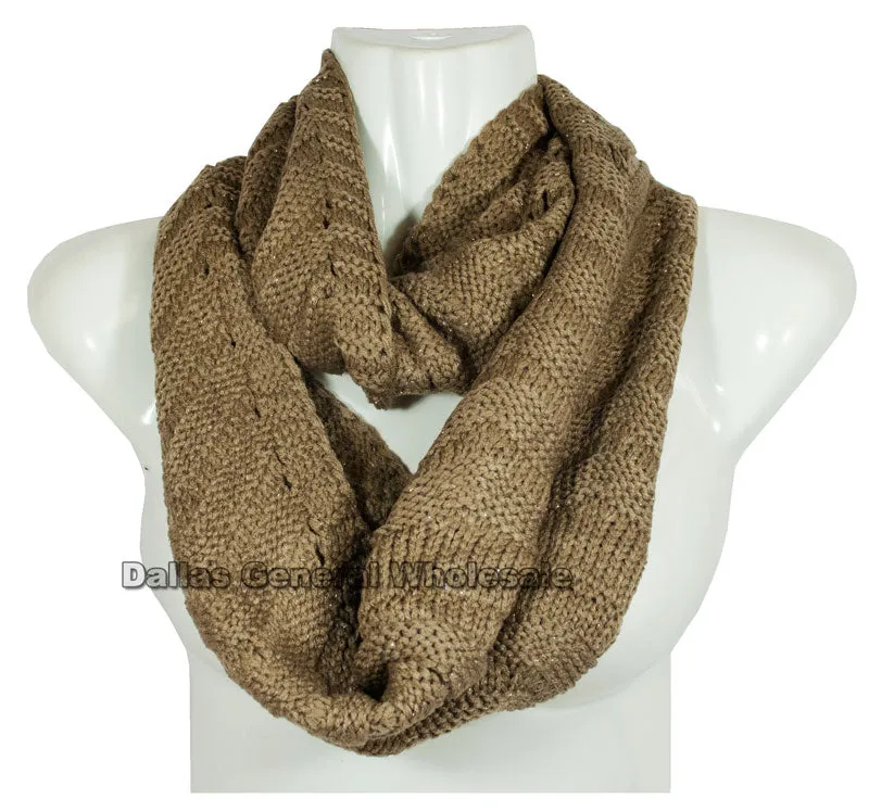 Girls Knitted Fashion Infinity Scarf Wholesale