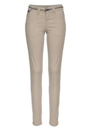 Kangaroos Slim Fit Chinos, Light Beige