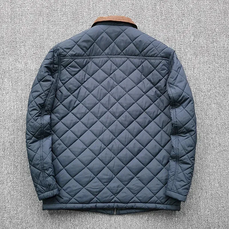Men's Comfortable Zippered Winter Jacket with Pockets | Ideal for Autumn/Winter