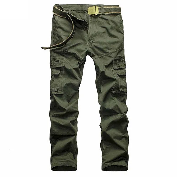 Mens Muti-Pockets Cargo Pants