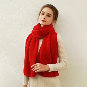 Pure Color Scarves Women Cashmere Scarf Female Autumn Winter Thick Warm Scarf
