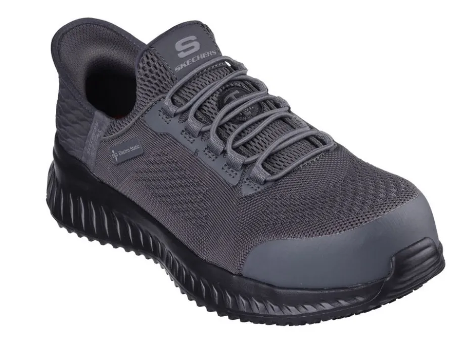 Skechers Men's Slip Resistant Composite Toe EH Work Shoe 200298/CCBK