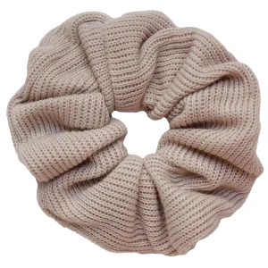 Sweater Scrunchie in Beige