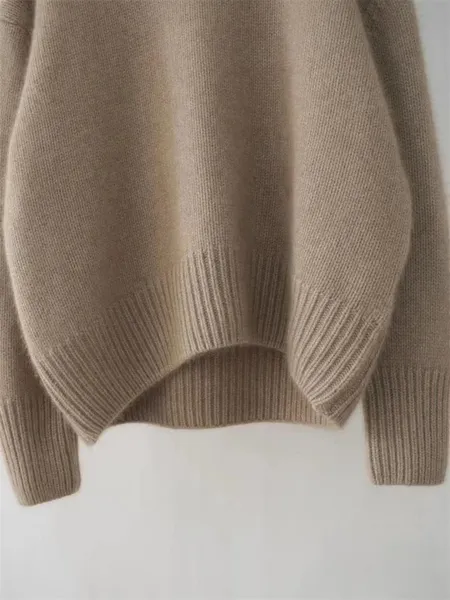 Women's Casual Soft Knitted Turtleneck Jumper | Ideal for Autumn/Winter