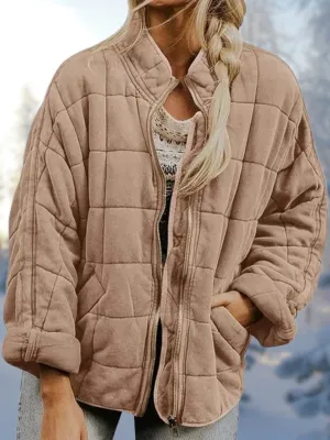 Women's Casual Zippered Warm Oversize Winter Jacket | Perfect for Casual Days