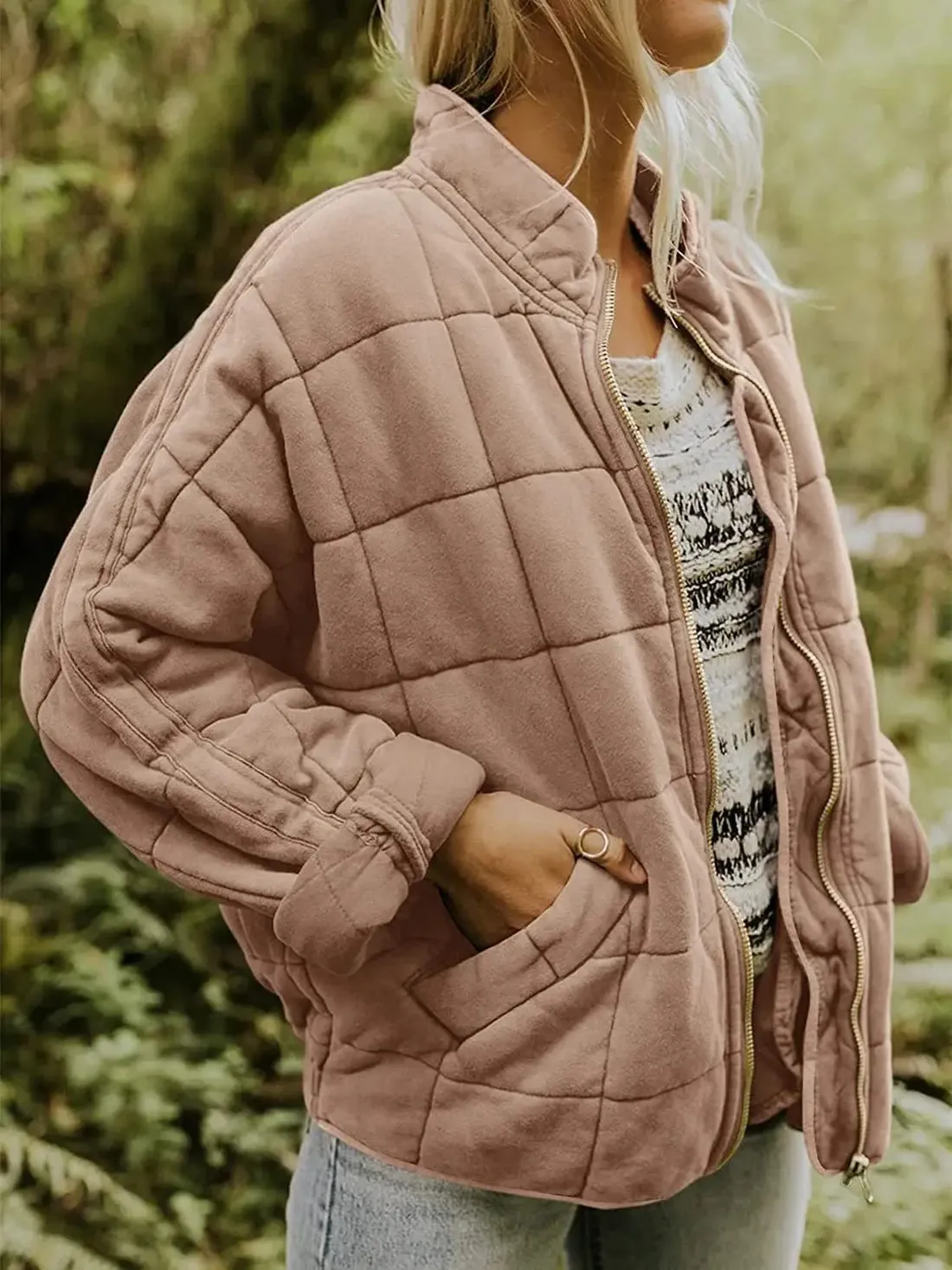 Women's Casual Zippered Warm Oversize Winter Jacket | Perfect for Casual Days