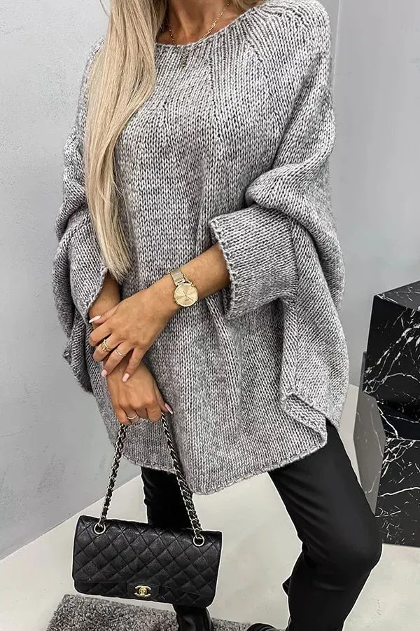 Women's Oversized Cashmere Jumper with Minimalist Design | Ideal for Autumn/Winter