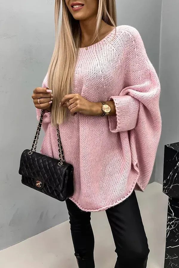Women's Oversized Cashmere Jumper with Minimalist Design | Ideal for Autumn/Winter